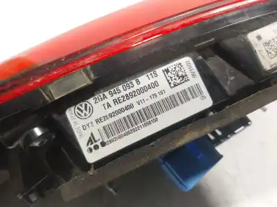 Автозапчастина б/у внутрішній лівий задній ліхар для volkswagen t-roc (a11, d11) 2.0 tdi посилання на oem iam 2ga945093b  2ga945093b