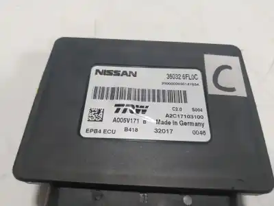 Автозапчастина б/у електронний модуль для nissan qashqai ii suv (j11, j11_) 1.6 dci посилання на oem iam 360326fl0c  360326fl0c