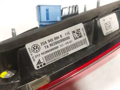 Gebrauchtes Autoersatzteil rückleuchte innen rechts zum volkswagen t-roc (a11, d11) 2.0 tdi oem-iam-referenzen 2ga945094b  2ga945094b