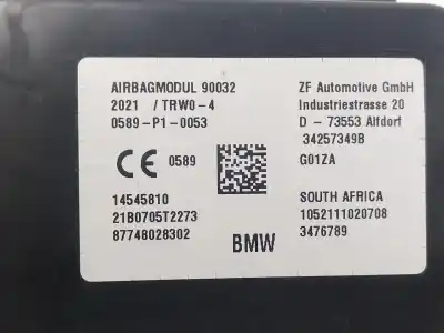 Автозапчасти б/у передняя левая боковая подушка безопасности за bmw x3 (g01, f97) xdrive 20 d mild-hybrid ссылки oem iam 72117480283  34257349b