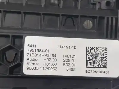 Автозапчасти б/у климат-контроль за bmw x3 (g01, f97) xdrive 20 d mild-hybrid ссылки oem iam 64115a481b6  795198401