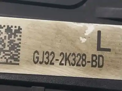 Автозапчастина б/у задній лівий гальмівний супорт для land rover range rover evoque (l538) 2.0 d 4x4 посилання на oem iam lr061381  gj322k328bd