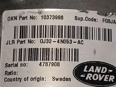 Second-hand car spare part rear differential for land rover range rover evoque (l538) 2.0 d 4x4 oem iam references lr072726 lr073538 gj324n053ac