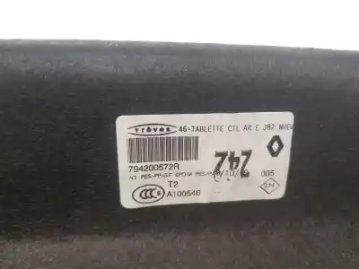 Автозапчастина б/у задній лоток для renault captur i (j5_, h5_) 1.3 tce 130 (j5nj, j5ne) посилання на oem iam 794200572r  794200572r