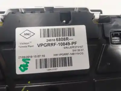 Pezzo di ricambio per auto di seconda mano pannello degli strumenti per renault captur i (j5_, h5_) 1.3 tce 130 (j5nj, j5ne) riferimenti oem iam 248106808r  248106808r