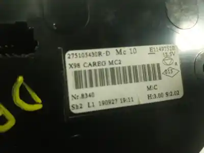 Автозапчасти б/у климат-контроль за renault captur i (j5_, h5_) 1.3 tce 130 (j5nj, j5ne) ссылки oem iam 275105430r  275105430r