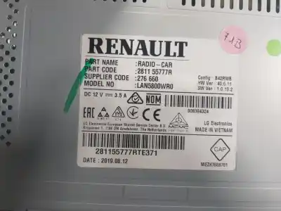 Pezzo di ricambio per auto di seconda mano sistema di navigazione gps per renault captur i (j5_, h5_) 1.3 tce 130 (j5nj, j5ne) riferimenti oem iam 281155777r  281155777r