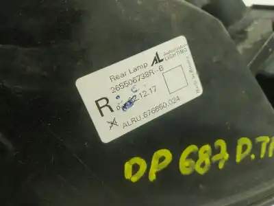 Автозапчастина б/у правий ліхтар для renault captur i (j5_, h5_) 0.9 tce 90 посилання на oem iam 265506738r  265506738r