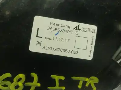 Автозапчасти б/у левый задний фонарь за renault captur i (j5_, h5_) 0.9 tce 90 ссылки oem iam 265557849r  265557849r