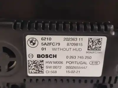 Автозапчастина б/у панель інструментів для bmw x3 (g01, f97) xdrive 20 d mild-hybrid посилання на oem iam 62105b4a589  5a2fc7901
