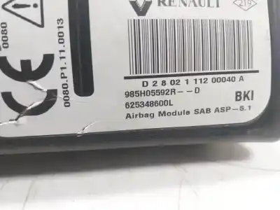 Автозапчасти б/у подушка безопасности передняя правая за renault captur i (j5_, h5_) 0.9 tce 90 ссылки oem iam 985h07776r  985h05592r