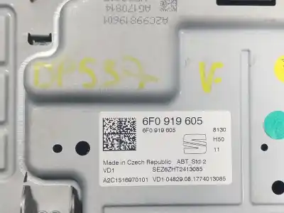 Pezzo di ricambio per auto di seconda mano display multifunzione per seat ibiza v (kj1, kjg) 1.0 tsi riferimenti oem iam 6f09196052zz  6f0919605