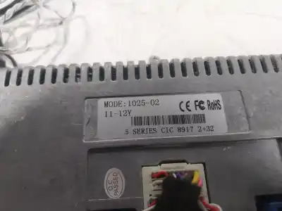 Second-hand car spare part multifunction display for bmw 5 (f10) 520 d oem iam references   