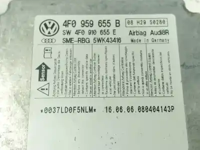 Pezzo di ricambio per auto di seconda mano centralina airbag per audi a6 c6 (4f2) 2.0 tdi riferimenti oem iam 4f0910655e00h  4f0959655b