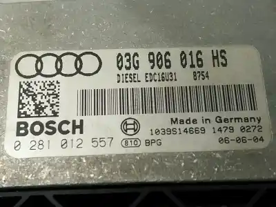 Автозапчасти б/у блок управления двигателем за audi a6 c6 (4f2) 2.0 tdi ссылки oem iam 03g906016hs  03g906016hs