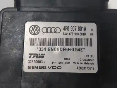 Second-hand car spare part electronic module for audi a6 c6 (4f2) 2.0 tdi oem iam references 4f0910801c  4f0907801a