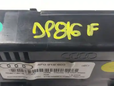 Pezzo di ricambio per auto di seconda mano display multifunzione per audi a6 c6 (4f2) 2.0 tdi riferimenti oem iam 4f0919603  4f0919603