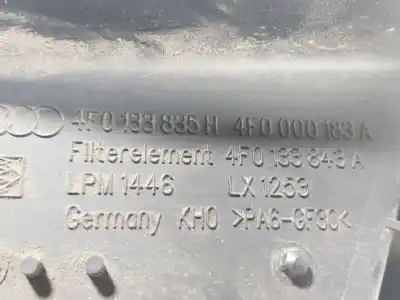 Автозапчасти б/у воздушный фильтр за audi a6 c6 (4f2) 2.0 tdi ссылки oem iam 4f0133837n  4f0133835h