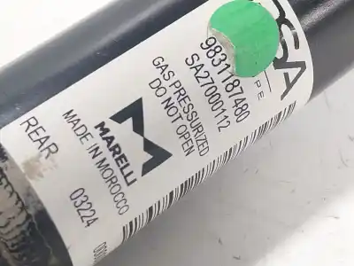 Автозапчасти б/у задний левый амортизатор за peugeot 208 ii (ub_, up_, uw_, uj_) 1.2 puretech 100 ссылки oem iam 9831187480  9831187480