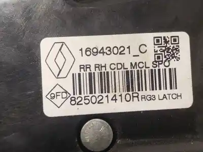 Автозапчастина б/у замок заднього правого дверя для renault megane iv fastback (b9a/m/n_) 1.8 rs tce 280 (b9m6) посилання на oem iam 825023014r  825021410r