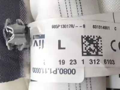 Автозапчасти б/у подушка безопасности передняя левая шторка безопасности за renault megane iv fastback (b9a/m/n_) 1.8 rs tce 280 (b9m6) ссылки oem iam 985p13017r  985p13017r