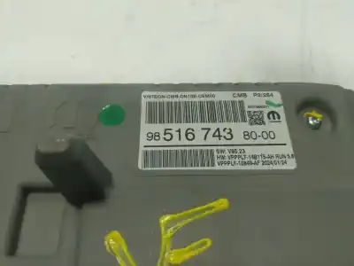 Pezzo di ricambio per auto di seconda mano pannello degli strumenti per peugeot 208 ii (ub_, up_, uw_, uj_) 1.2 puretech 100 riferimenti oem iam 9851674380  9851674380