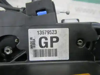 Second-hand car spare part front right door lock for opel mokka x selective start/stop oem iam references 13579523  13579523