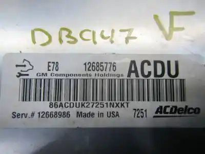Second-hand car spare part ecu engine control for opel mokka x selective start/stop oem iam references 12668986  12685776