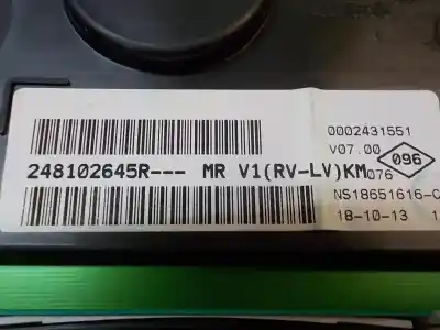 Автозапчастина б/у панель інструментів для dacia sandero ii 1.2 посилання на oem iam 248102815r  248102645r