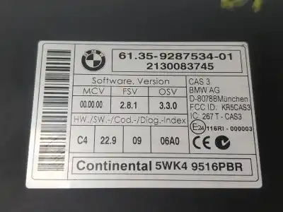 Pezzo di ricambio per auto di seconda mano modulo elettronico per bmw x1 (e84) sdrive 18 d riferimenti oem iam 61359395656  6135928753401