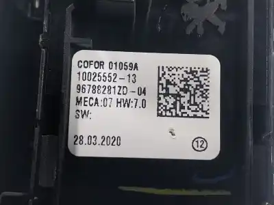 Автозапчасти б/у выключатель левого переднего окна за opel corsa f 1.2 (68) ссылки oem iam   96788281zd