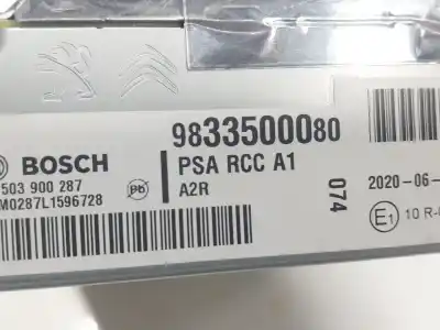 Автозапчастина б/у аудіо система / радіо cd для opel corsa f 1.2 (68) посилання на oem iam   9833500080
