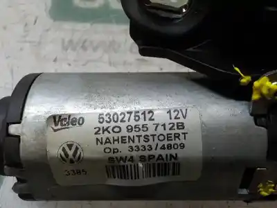 Second-hand car spare part rear windshield wiper motor for volkswagen caddy ka/kb (2k) 1.9 tdi oem iam references   