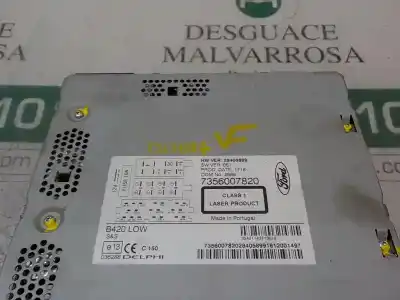Pezzo di ricambio per auto di seconda mano impianto audio / radio cd per ford ka (ccu) titanium+ riferimenti oem iam 1891901  7356007820