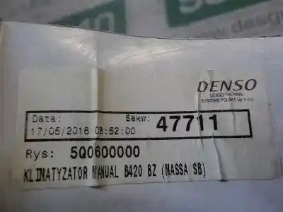 Автозапчасти б/у отопление / кондиционирование воздуха за ford ka (ccu) titanium+ ссылки oem iam 1830994  