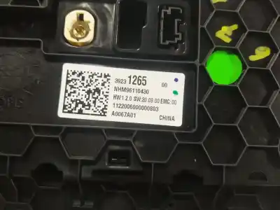 Second-hand car spare part multifunction display for opel corsa f 1.2 (68) oem iam references   3923126500