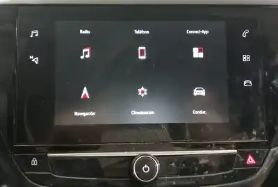 Second-hand car spare part multifunction display for opel corsa f 1.2 (68) oem iam references   3923126500