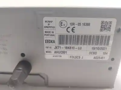Second-hand car spare part audio system / radio cd for ford focus iv (hn) 1.0 ecoboost oem iam references 2628154  jx7118k810lu