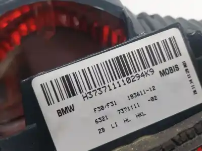Автозапчасти б/у внутренний левый задний фонарь за bmw 3 (f30, f80) 316 d ссылки oem iam 63217372793  737111102