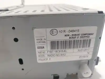 Автозапчастина б/у аудіо система / радіо cd для ford focus iv (hn) 1.0 ecoboost посилання на oem iam 2369093  f1bt18c815kl