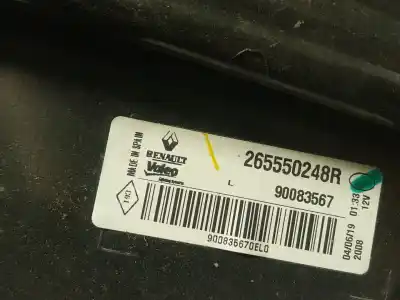 Автозапчастина б/у внутрішній лівий задній ліхар для renault megane iv fastback (b9a/m/n_) 1.8 rs tce 280 (b9m6) посилання на oem iam 265550248r  265550248r