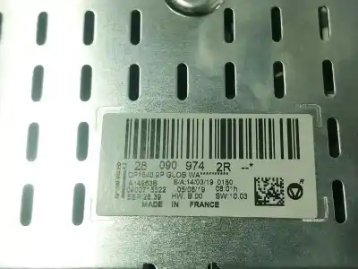Second-hand car spare part multifunction display for renault megane iv fastback (b9a/m/n_) 1.8 rs tce 280 (b9m6) oem iam references 280909742r  28090974r