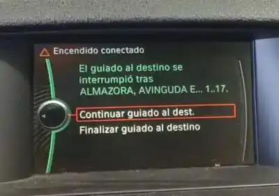 Second-hand car spare part multifunction display for bmw x1 (e84) sdrive 18 d oem iam references 65509289583  244819701