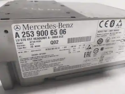 Автозапчастина б/у аудіо система / радіо cd для mercedes-benz glc (x253) 200 eq boost 4-matic (253.981) посилання на oem iam a2539006506  a2539006506