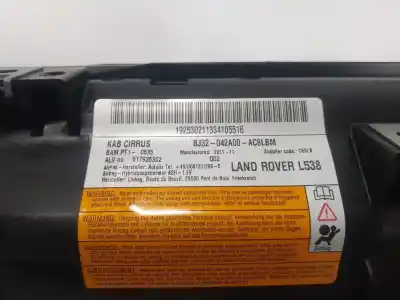 Автозапчасти б/у передняя левая боковая подушка безопасности за land rover range rover evoque (l538) 2.2 d 4x4 ссылки oem iam lr026021  bj32042a00ac