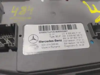 Автозапчастина б/у електронний модуль для mercedes-benz glc (x253) 200 eq boost 4-matic (253.981) посилання на oem iam a2059008543  a2059007147