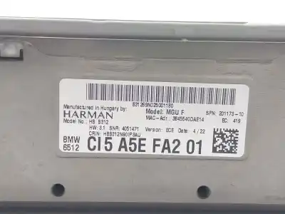 Second-hand car spare part gps navigation system for bmw 3 (g20, g80, g28) 330 d xdrive oem iam references 65125a5efa2  ci5a5efa201