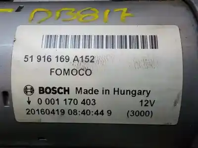 Автозапчастина б/у двигун запускається для ford ka (ccu) titanium+ посилання на oem iam 1881471 0001170403 5196169a152