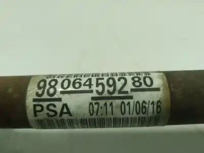 Автозапчастина б/у правий привід для citroen c4 cactus 1.6 bluehdi 100 посилання на oem iam 9800387480  9806459280