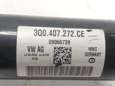 Автозапчастина б/у правий привід для audi q3 (f3b) 35 tdi посилання на oem iam 3q0407272ce  